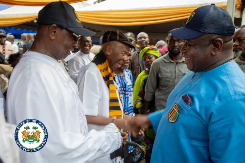 Sierra Leone S President Julius Maada Bio Graces Bo School Speech Day