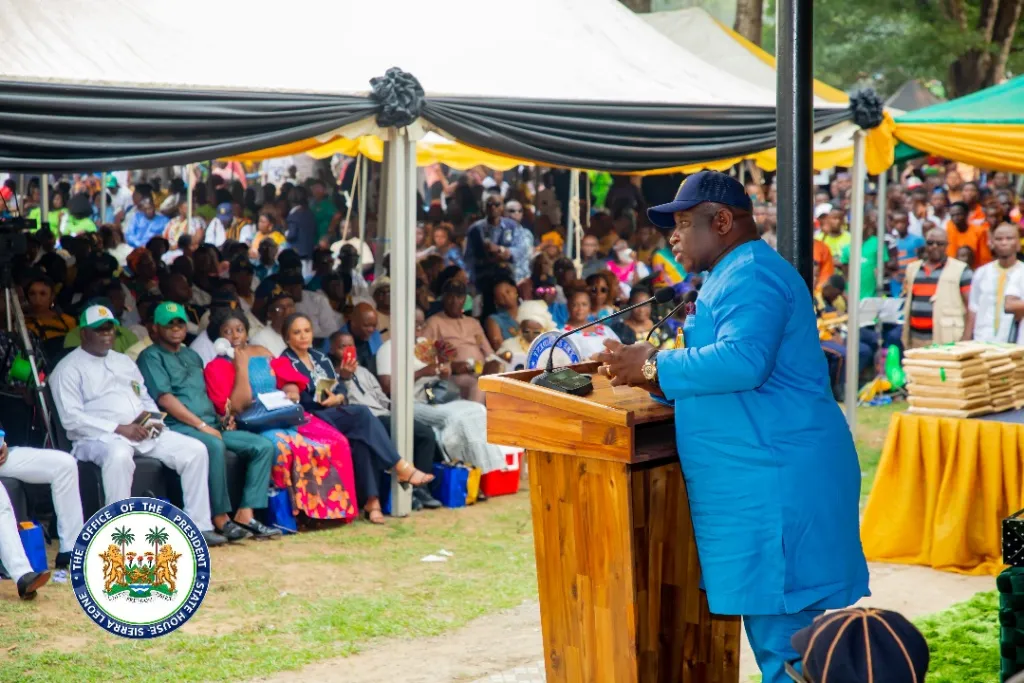 Sierra Leone S President Julius Maada Bio Graces Bo School Speech Day